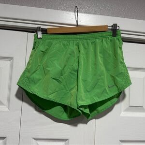 Nike Green Lightweight Athletic Shorts